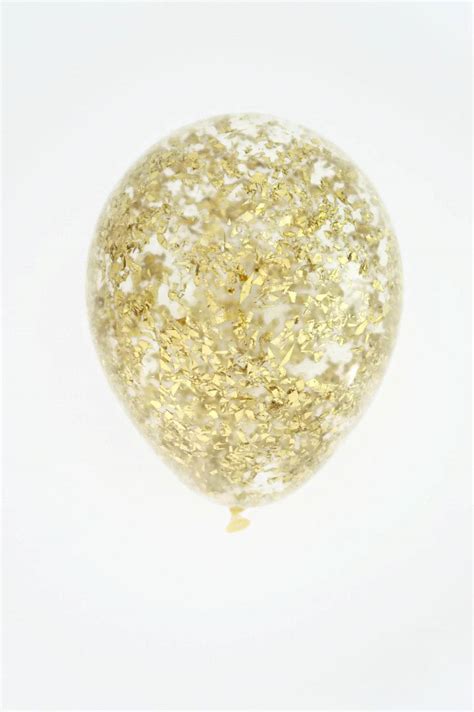 Gold Glitter Confetti Balloon 11 Inch 16 Inch 18 Inch 36 Etsy