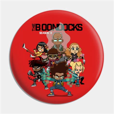The Boondocks Season X The Boondocks Pin Teepublic