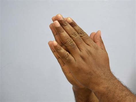 African American Praying Prayer Hands