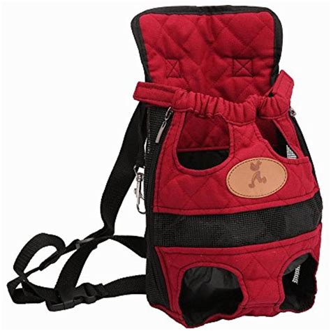 Are you looking for a comfortable but stylish dog carrier? Legs-out Front Pet Dog Carrier,Hands-free Adjustable ...