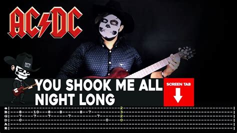 【acdc】 You Shook Me All Night Long Cover By Masuka Lesson