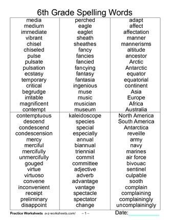 What is the definition of sight word? 6th Grade Sight Words | 6th Grade Spelling Words | Homeschooling | Pinterest | Grade spelling ...