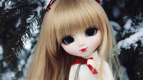 Blonde Hair And Black Eyes Girl Toy Hd Doll Wallpapers Hd Wallpapers