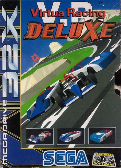 Virtua Racing Deluxe (1994) SEGA 32X box cover art - MobyGames