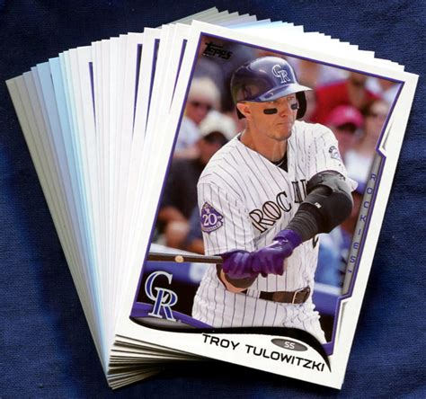 If you click one and make a purchase, we may receive a commission. 2014 Topps Colorado Rockies Baseball Cards Team Set