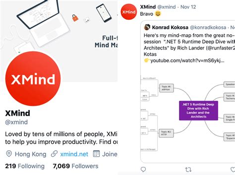 Find Xmind On Facebook Twitter Youtube And More Xmind The Most Popular Mind Mapping App