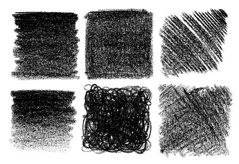 Crayon Scribble Textures Png Transparent