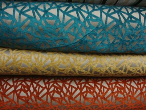 3 Colors Web Textured Chenille Upholstery Drapery Fabric Per