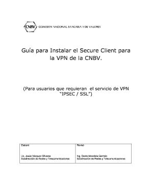 Fillable Online Manual De Instalaci N De Secure Client Y Verificaci N