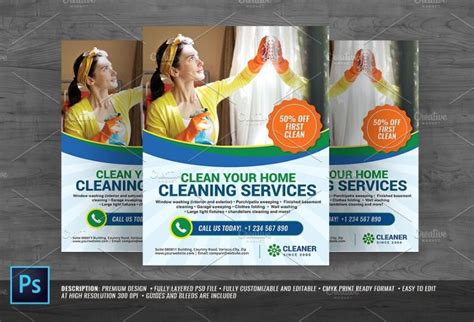 15 Editable Cleaning Flyer Templates Psd Ai And Pdf Graphic Cloud