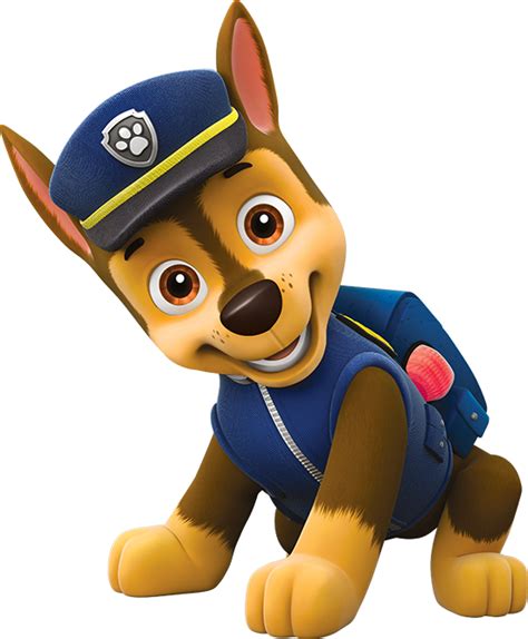 Paw Patrol PNG Chase personajes Imágenes para Peques