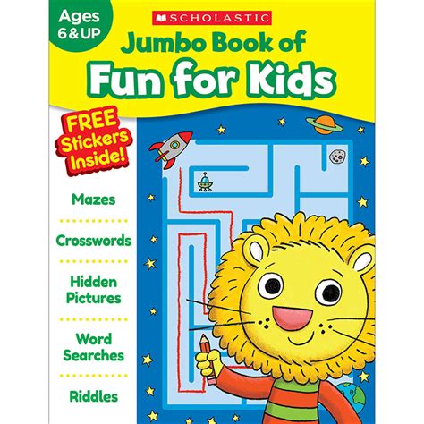 Jumbo Fun Workbooks Fun For Kids Sc 821834 Scholastic Teaching