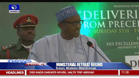 Ministerial Retreat Begins President Buhari Ministers Meet In Abuja 06 11 15 Youtube