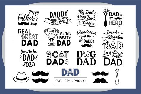 Fathers Day Svg Bundle Dad Svg Bundle 577375 Objects Design Bundles