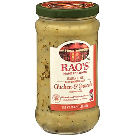 New (2) from $36.76 & free shipping. Rao's® Chicken & Gnocchi Italian Style Slow Simmered Soup ...