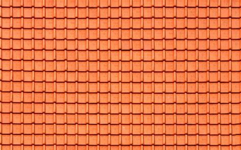 Download Wallpapers Orange Roof Tile Texture 4k Macro