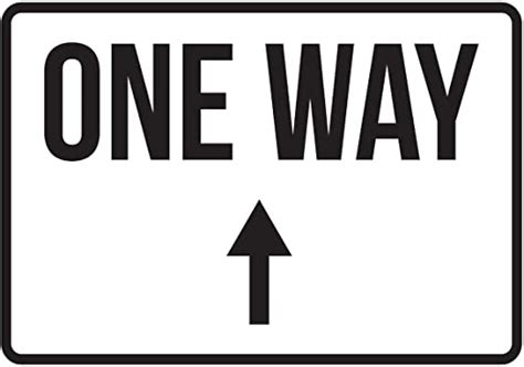 Icandy Products Inc One Way Up Arrow No Parking Business