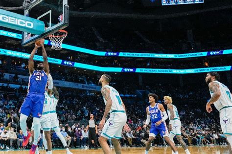 Nba Embiid Powers 76ers To Ot Win Over Hornets Abs Cbn News