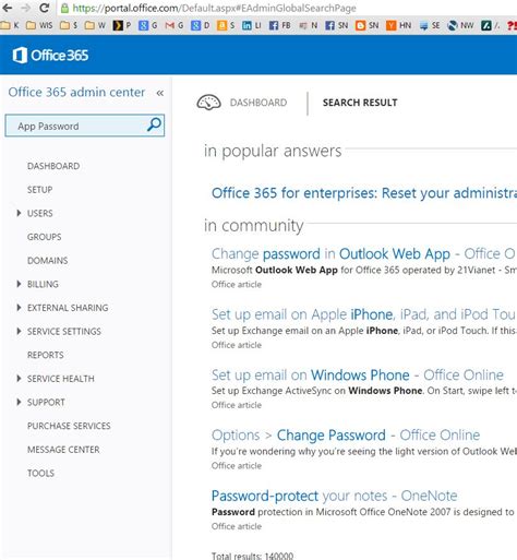 Use the microsoft/office admin portal to wipe the app. office 365 - How to enable Application Passwords for an ...