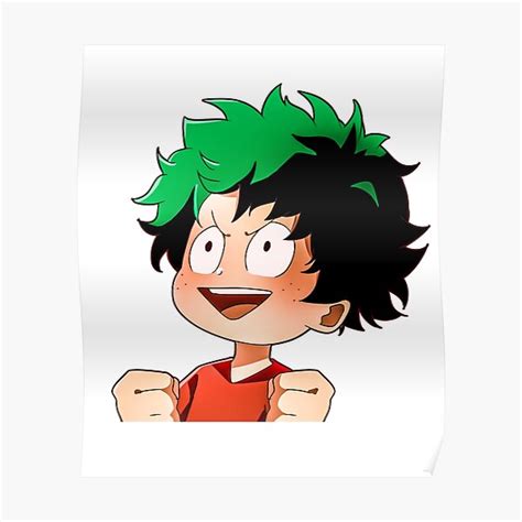 Boku No Hero Academia Deku Reaction Poster For Sale By