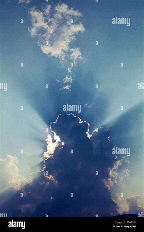 Angel Cloud Formation Stock Photo Alamy