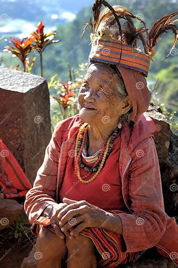 Old Ifugao Woman In Traditional Clothes Editorial Image Image Of Northern Ethnic 111088150
