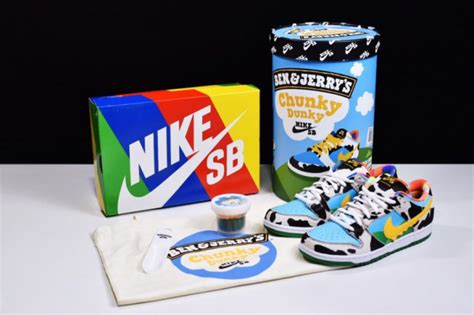 Ben And Jerrys X Dunk Low Sb Chunky Dunky Special Ice Cream Box