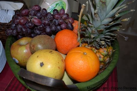 Round Fruits For New Year Magluto Com Filipino Dishes Recipes