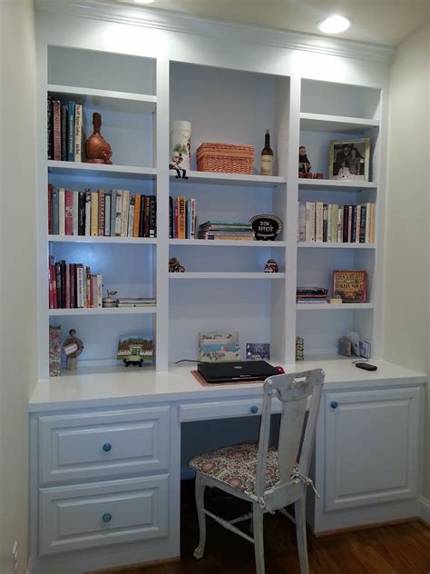 Incredible Desk With Built In Bookcase With Low Cost Home Decorating