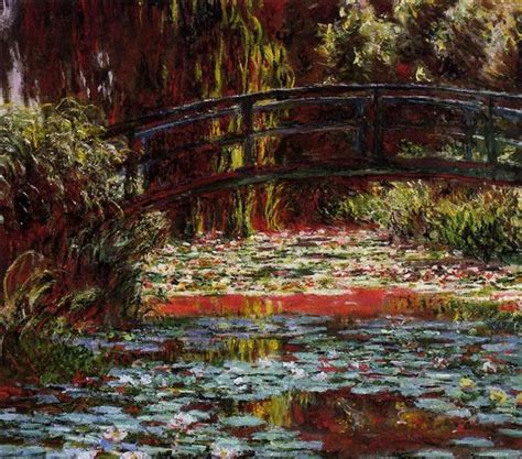 The Japanese Bridge The Bridge Over The Water Lily Pond Claude