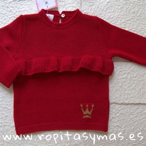 Jersey Renee Rojo Niña De Eva Castro Invierno 2019 Ropitasymas