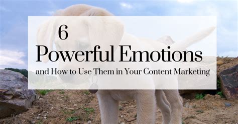 6 Powerful Emotions And How To Use Them In Your Content Marketing