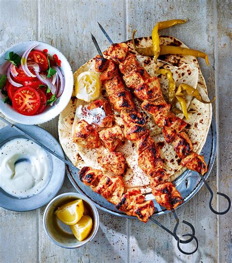Turkish Chicken Shish Kebab Recipe Delicious Magazine Recipe