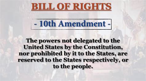 Most people outside the legal profession are not really. 10th amendment: Bill of Rights - YouTube