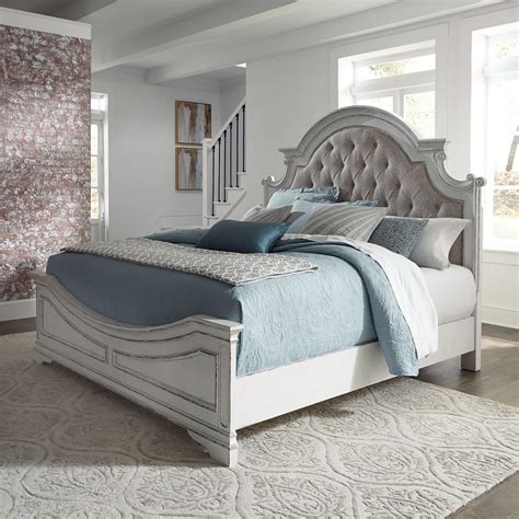 Liberty Furniture Magnolia Manor 244 Br Qub Queen Upholstered Bed