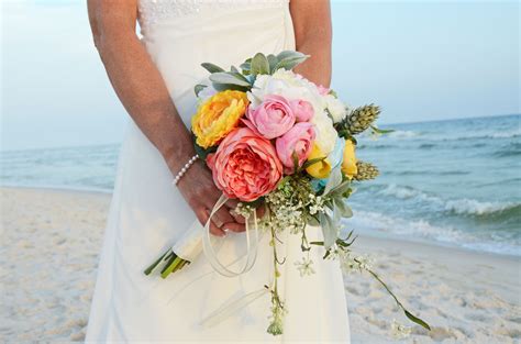 Silk Bridal Bouquet Perfect For Travel To Your Florida Destination