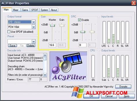 We have made a page where you download extra media foundation codecs for windows 10 for use with apps like movies&tv player and photo viewer. Télécharger AC3Filter pour Windows XP (32/64 bit) en Français