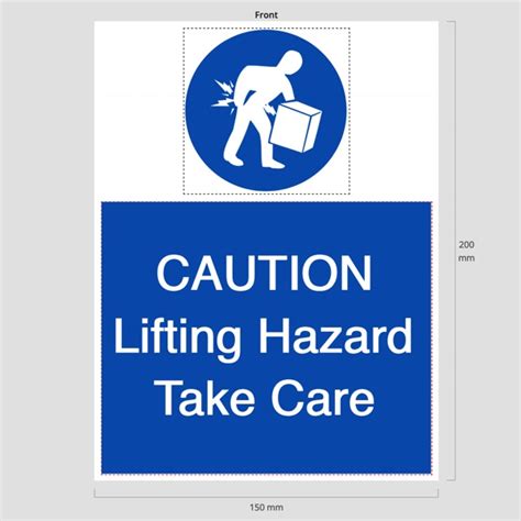 Manual Handling Safety Signs