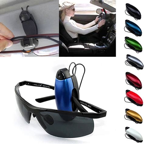 3 Pcs Car Auto Sunglass Visor Clip In Car Sunglasses Eyeglass Holder 8 Color In Random Walmart