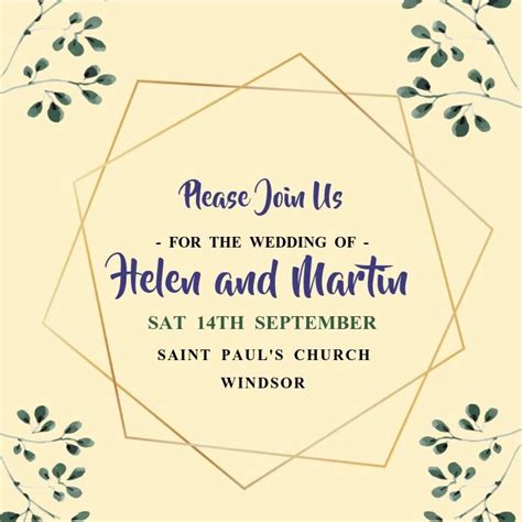 Wedding Invitation Video Template in 2020 | Wedding invitation