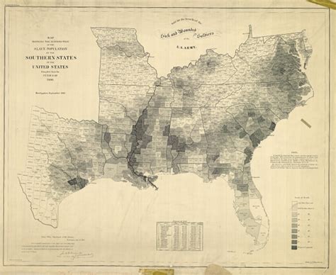 Mapping Slavery In The United States In 1860 Musings On Maps