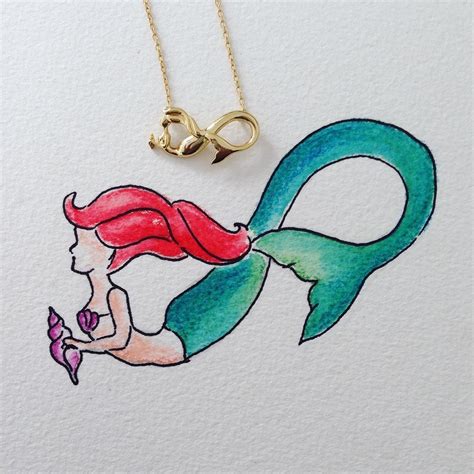 Mermaid Forever #infinitynecklace | Mermaid jewelry, Mermaid, Mermaid diy