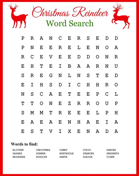 10 Best Printable Christmas Word Search Pdf For Free At Printablee