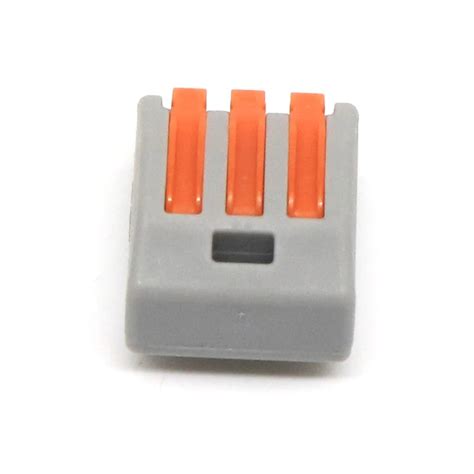 10pieces Pct 213 Pct213 222 413 Universal Compact Wire Wiring Connector 3 Pin Conductor Terminal