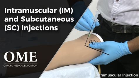 intramuscular and subcutaneous injections clinical skills youtube