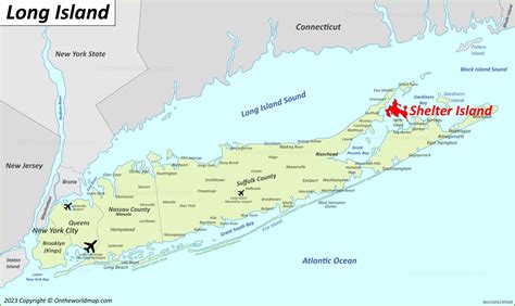 Shelter Island Map New York U S Detailed Maps Of Shelter Island