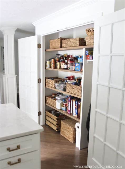 How To Organize A Reach In Pantry Our New Pantry Closet And A Super