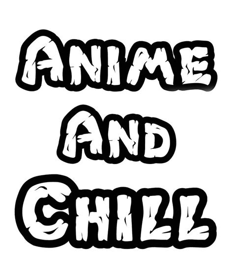 Anime And Chill2 Digital Art By Lin Watchorn Fine Art America