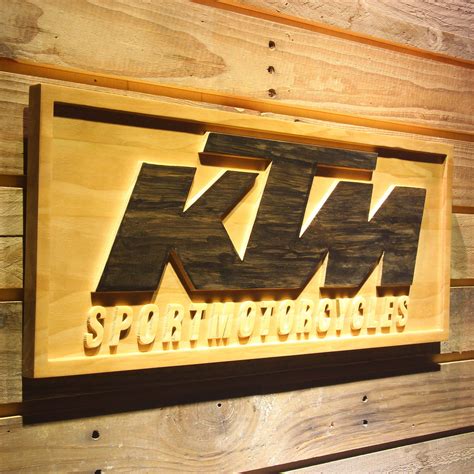 Ktm Wooden Sign Safespecial