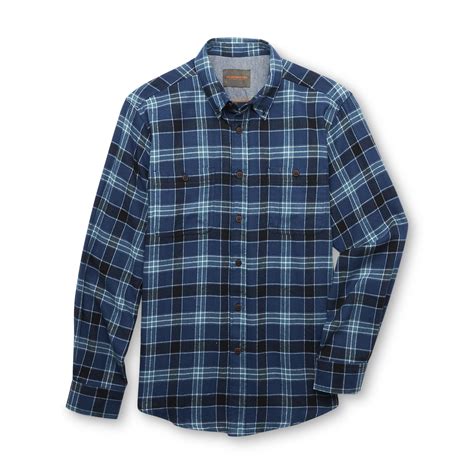 Northwest Territory Mens Big And Tall Long Sleeve Flannel Shirt Plaid